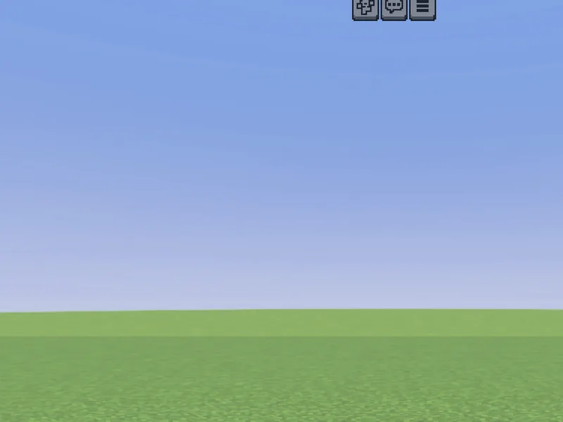 /gamerule showcoordinates turning on the coordinate readout in Minecraft (before)